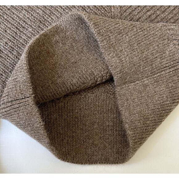 Bottega Veneta Women's Alpaca Chevron Knit Brown Sweater L 719793 IT NWT $1900 - Picture 9 of 12